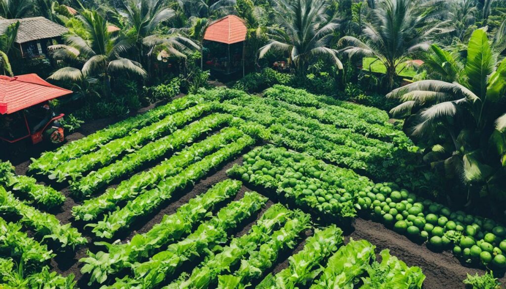 Biologisches Essen in Canggu