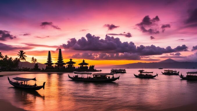 Sonnenuntergang Bali