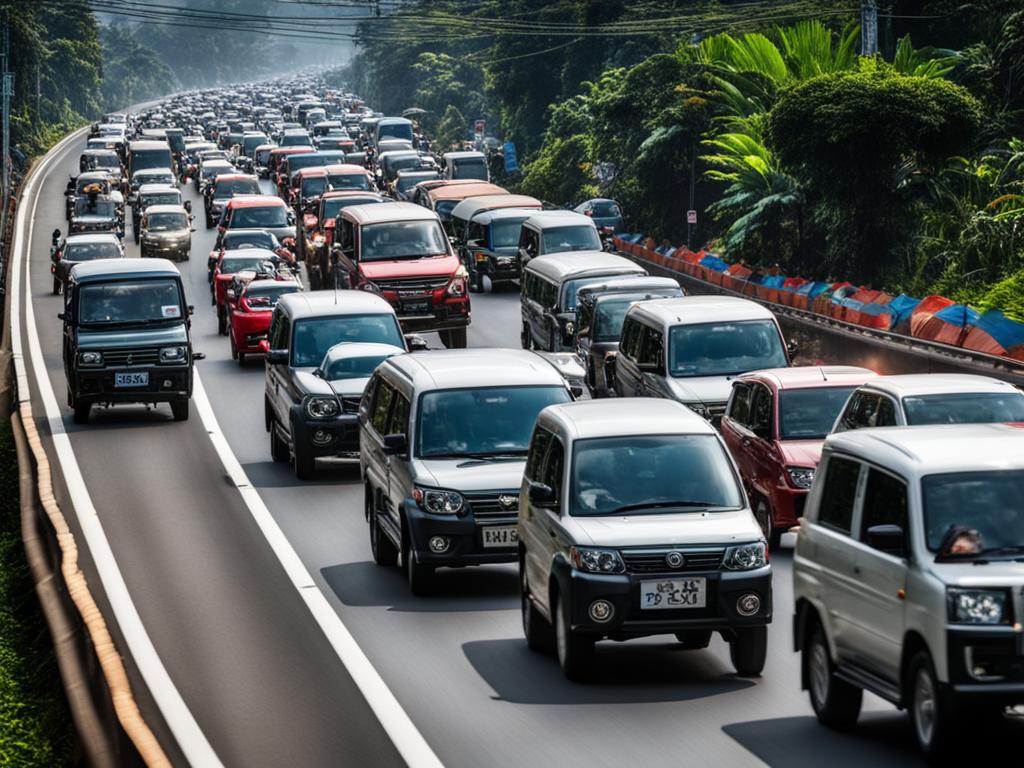 Verkehrsbedingungen Mietwagen Indonesien