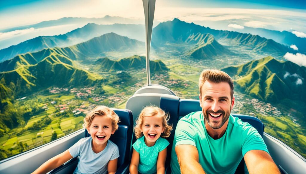 Familienflug nach Bali