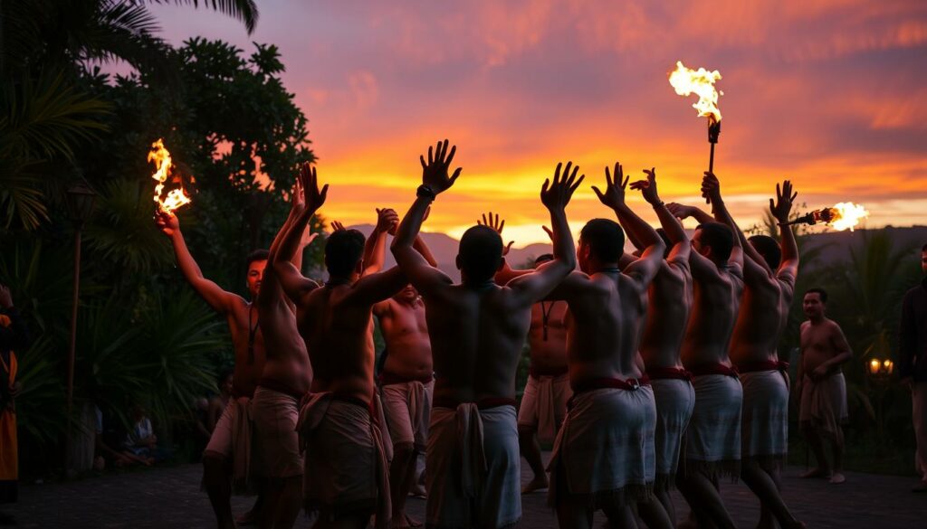 Chorgesang im Kecak